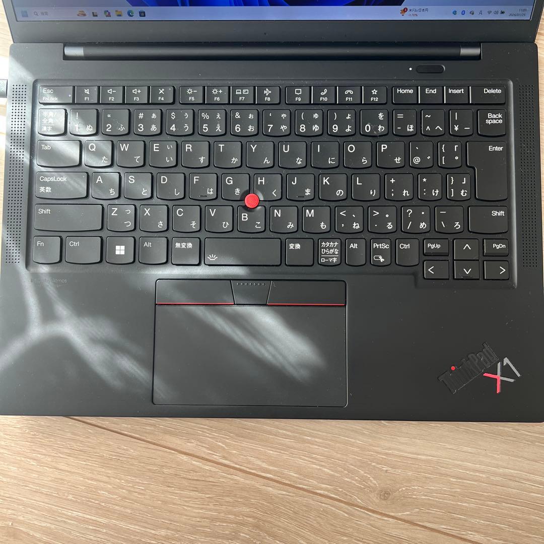 【キーボード不良】ThinkPad X1 Carbon Gen9 i7
