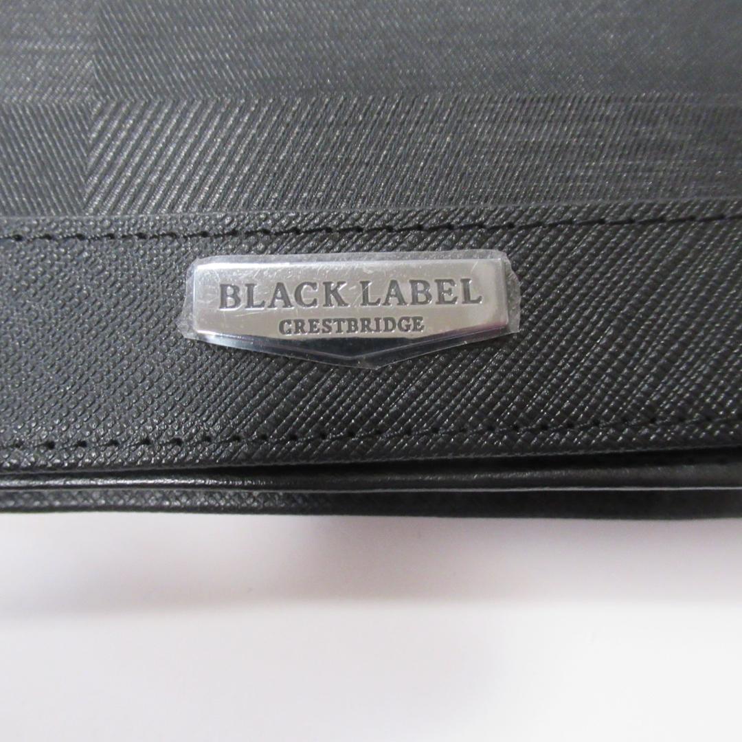 ブラックレーベルクレストブリッジ新品ブラック カードケース / 名刺入れ