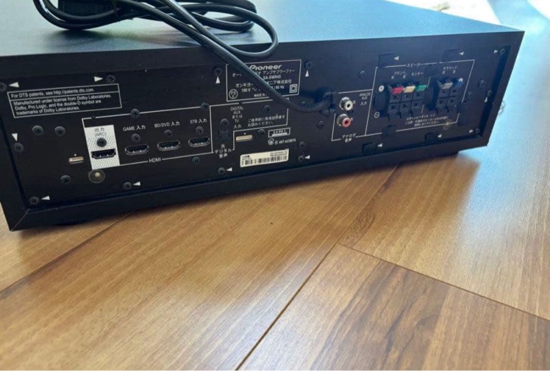 pioneer オーディオ／ビデオ　アンプサブウーファー　SA-SWR45