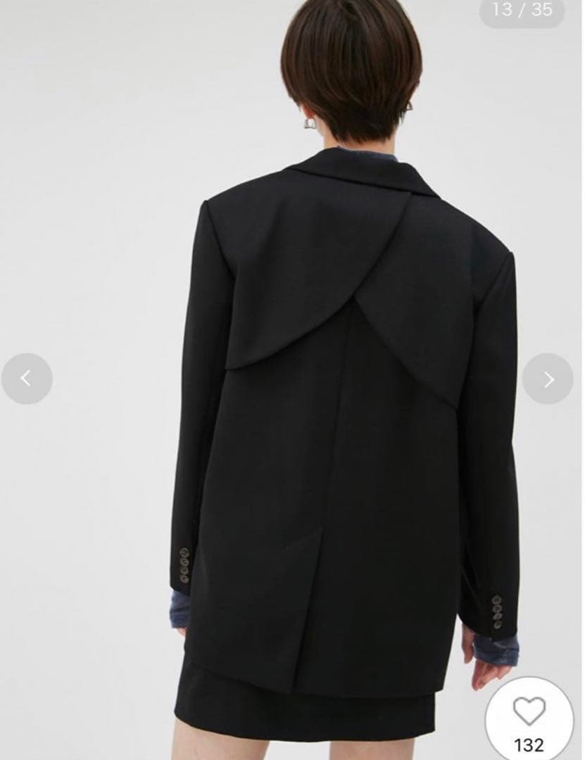 fray i.d カットアウトテーラードジャケット　クロスベルトミニスカート