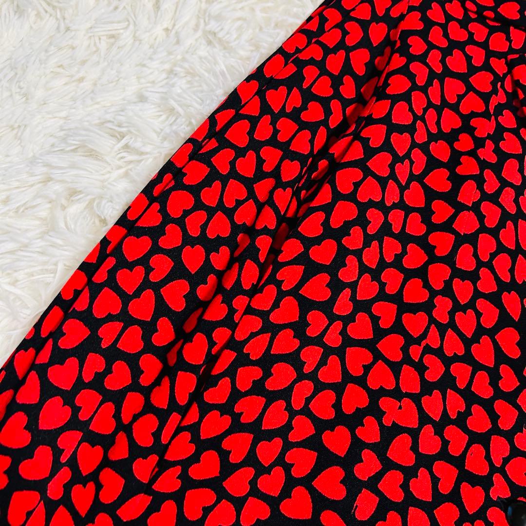 イヴサンローラン ハート柄 ブラウス シャツ YSL Saint Laurent