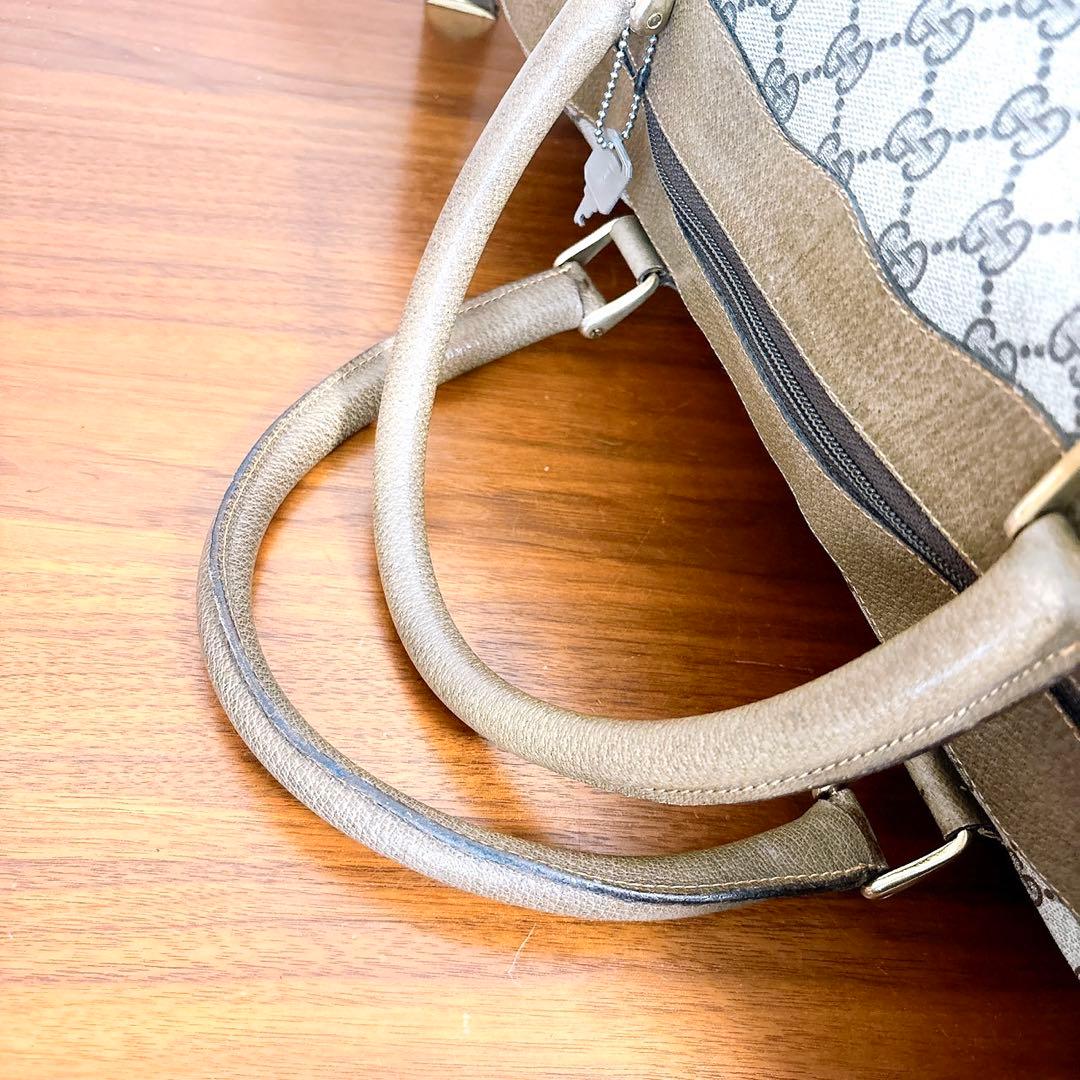 GUCCI オールドグッチ GGスプリーム シェリーライン ボストンバッグ