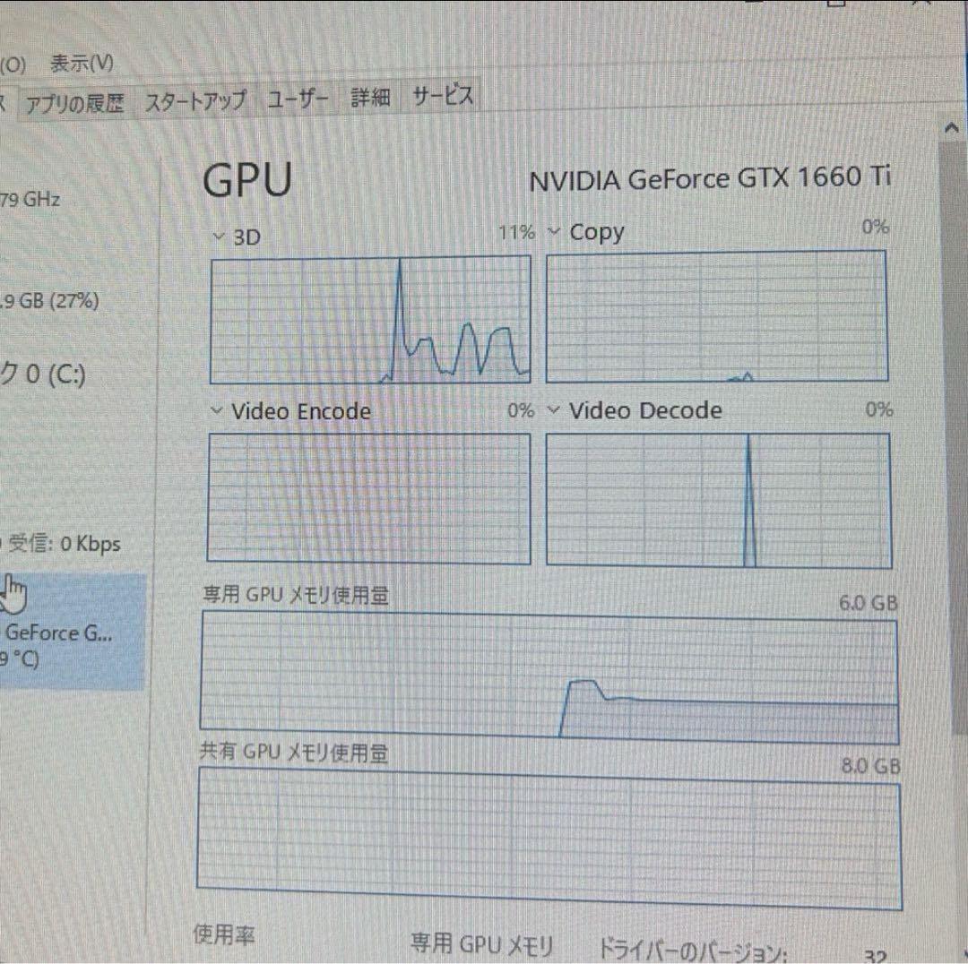 高性能 ゲーミングPC i7 6700K GTX1660ti