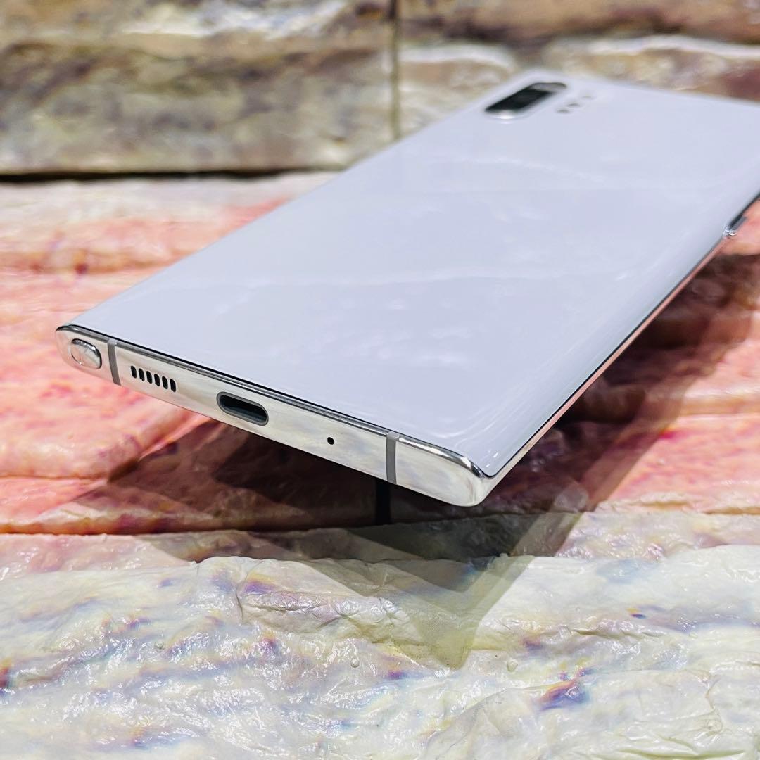 SIMフリー Galaxy Note10+ 128GB オーラホワイト 電池良好