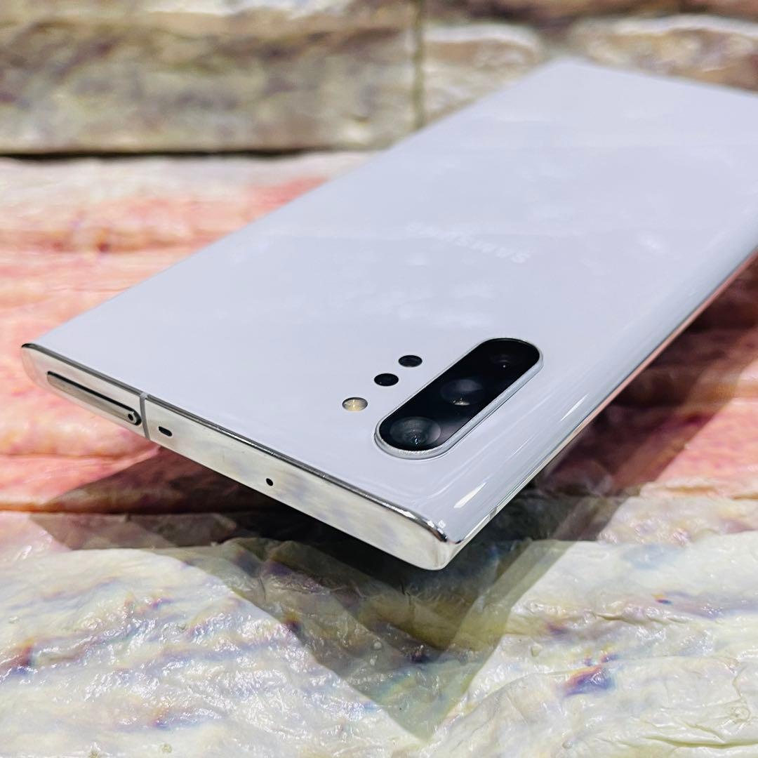 SIMフリー Galaxy Note10+ 128GB オーラホワイト 電池良好