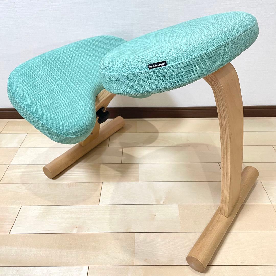 バランスラボ バランスチェア バランスイージー ライトグリーン 中古美品