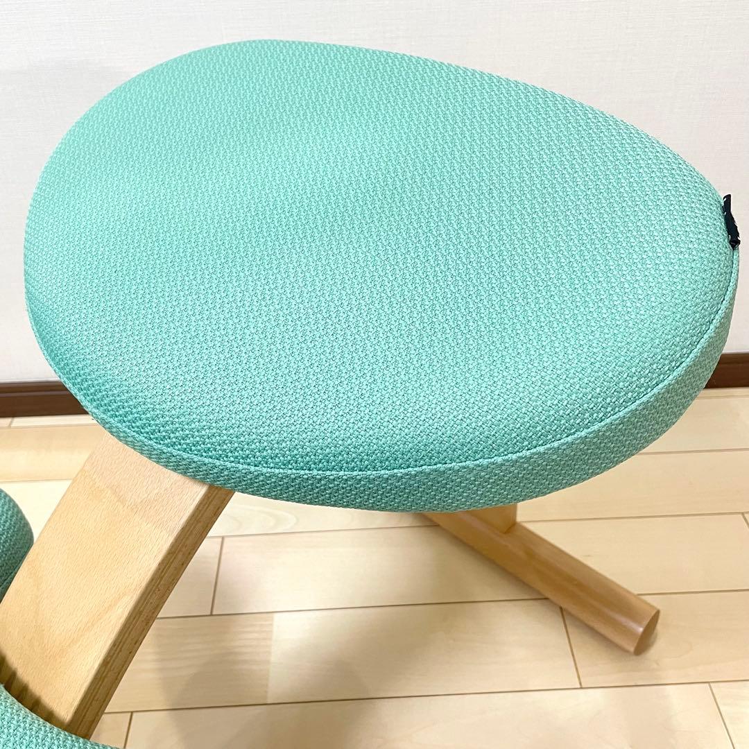 バランスラボ バランスチェア バランスイージー ライトグリーン 中古美品