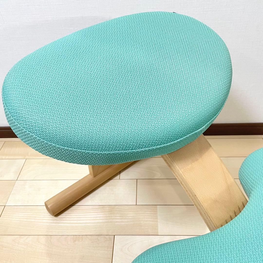 バランスラボ バランスチェア バランスイージー ライトグリーン 中古美品