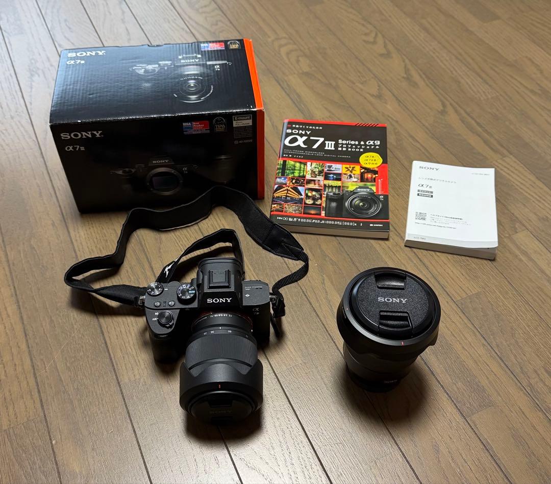 美品 SONY α7 III ミラーレスカメラ レンズ2本セット