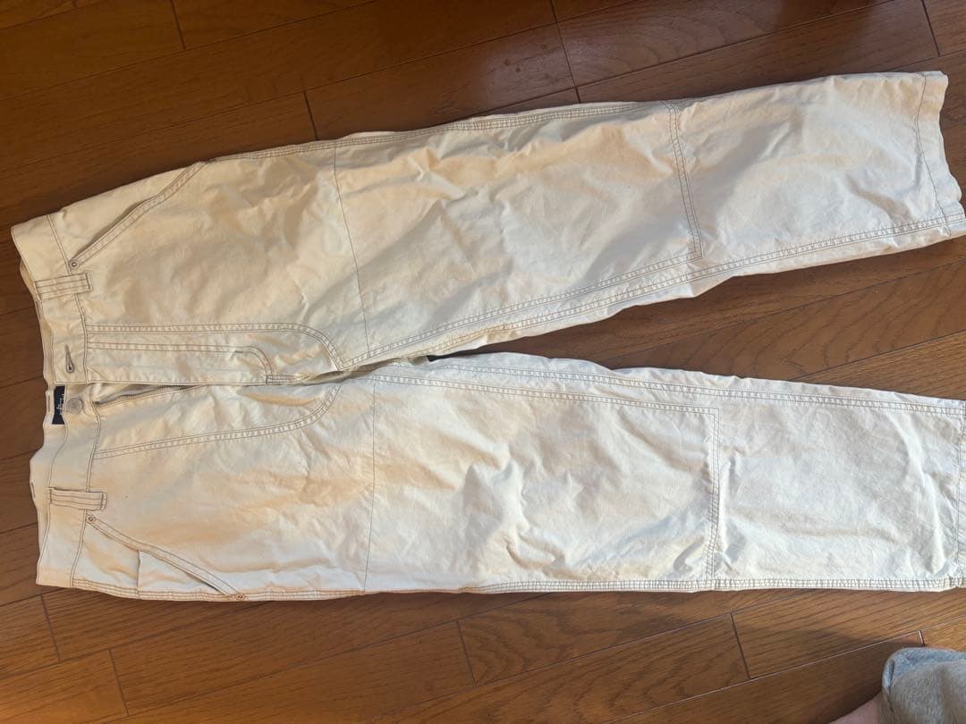 STUSSY ホワイト ワークパンツ サイズ31