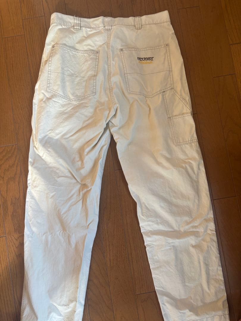 STUSSY ホワイト ワークパンツ サイズ31