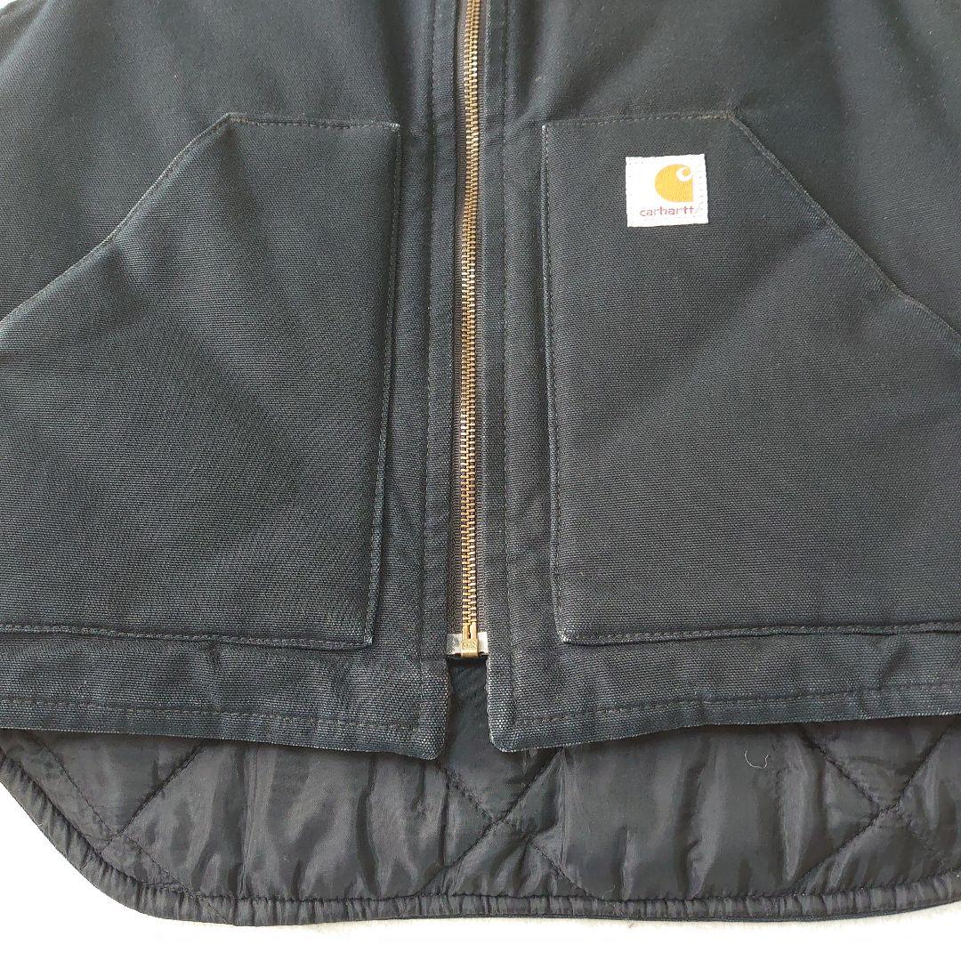 Carhartt　ダックベスト　ブラック　メキシコ製　Ｓサイズ