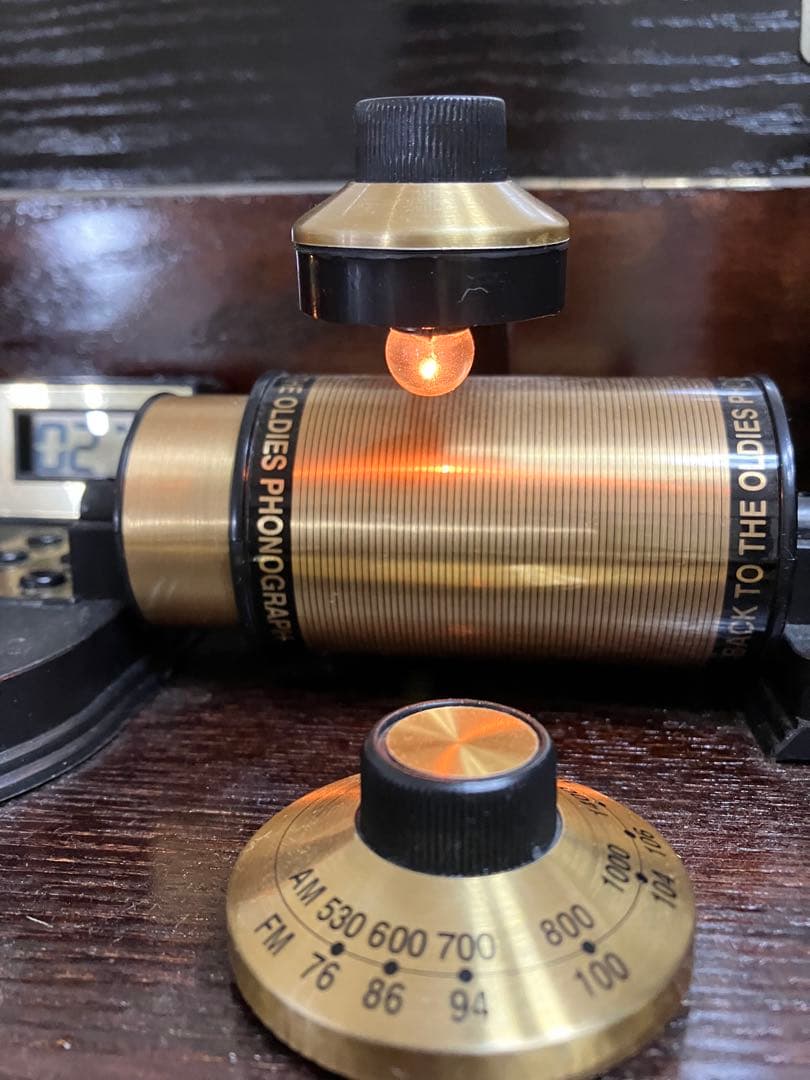 希少　PHONOGRAPH 蓄音機型　CDプレイヤー　箱付き