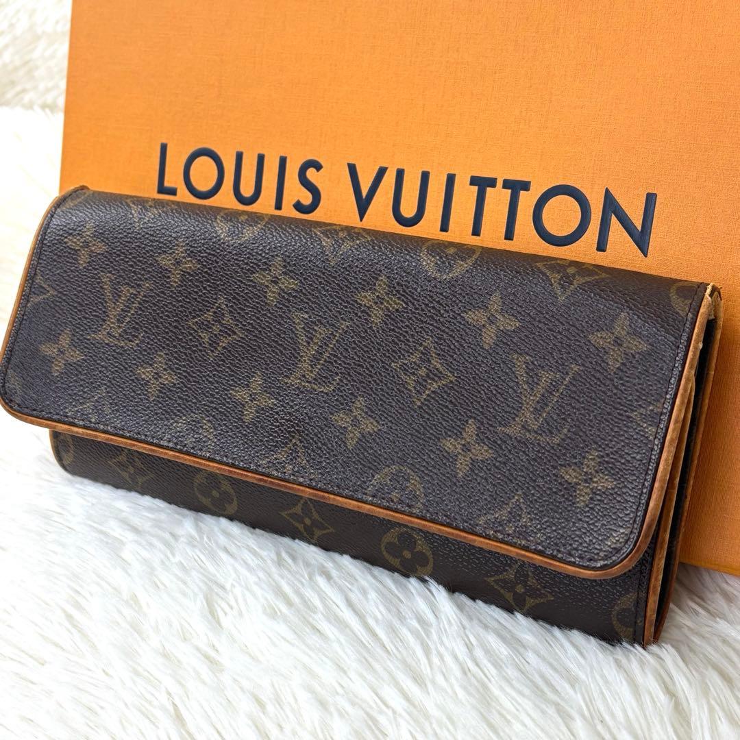 ルイヴィトン ポシェットツイン GM モノグラム M51852 クラッチバッグ