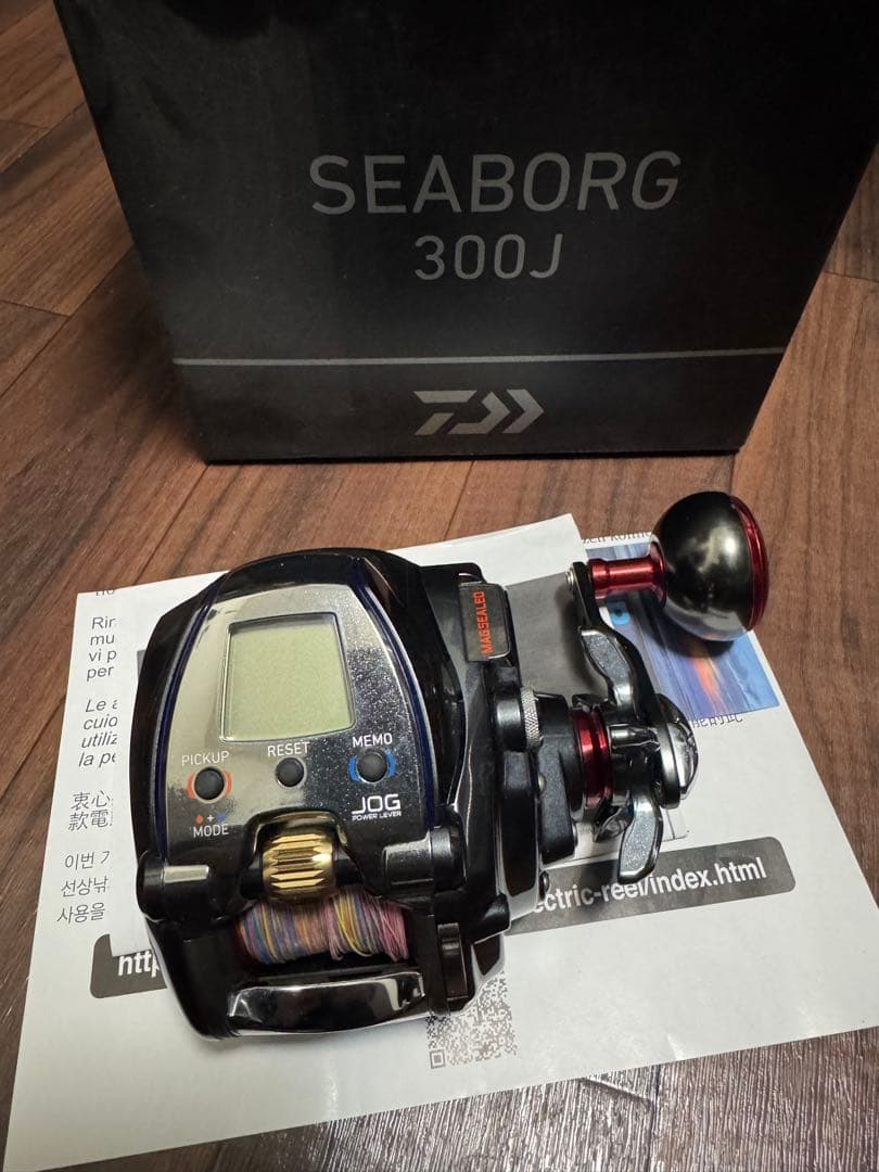 新古品 SEABORG 300J 電動リール