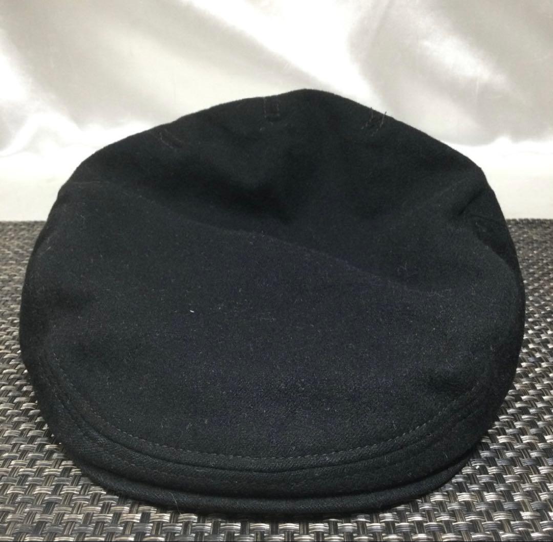 HERMES エルメス ハンチング ベレー帽 キャップ ブラック サイズ60
