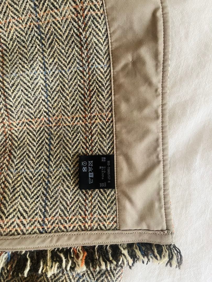 北欧暮らしの道具店 よしいちひろさんコラボ ヘリンボーン柄のウールベスト