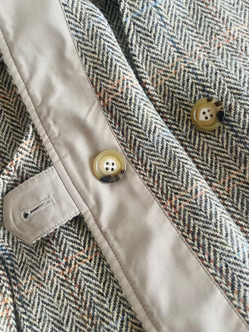 北欧暮らしの道具店 よしいちひろさんコラボ ヘリンボーン柄のウールベスト