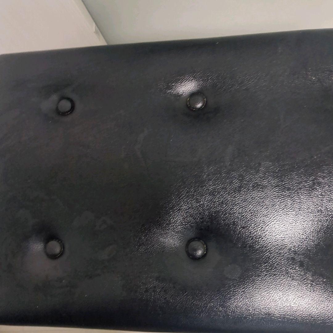 ピアノ椅子　猫足　レザー　高さ調整付き　日本製