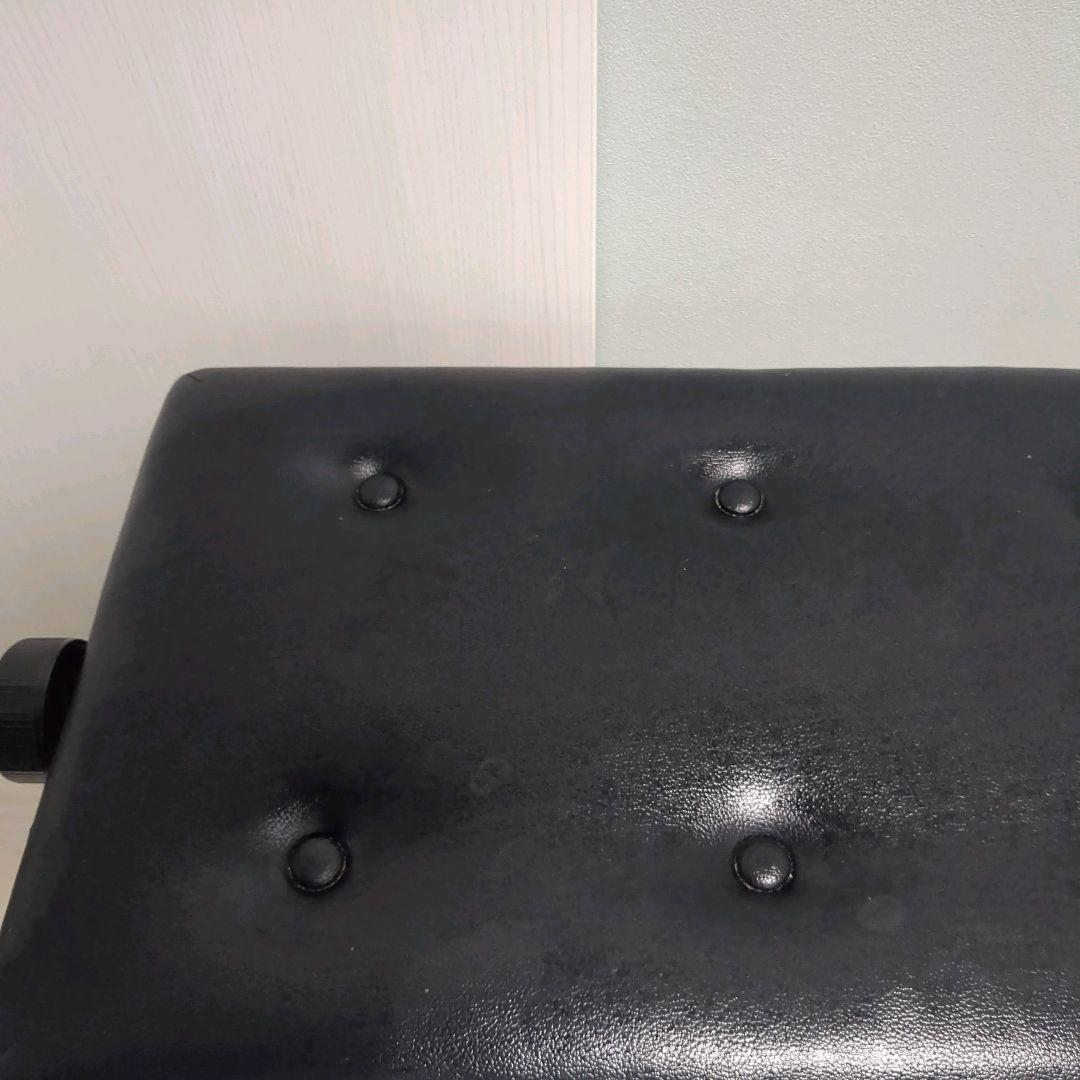 ピアノ椅子　猫足　レザー　高さ調整付き　日本製