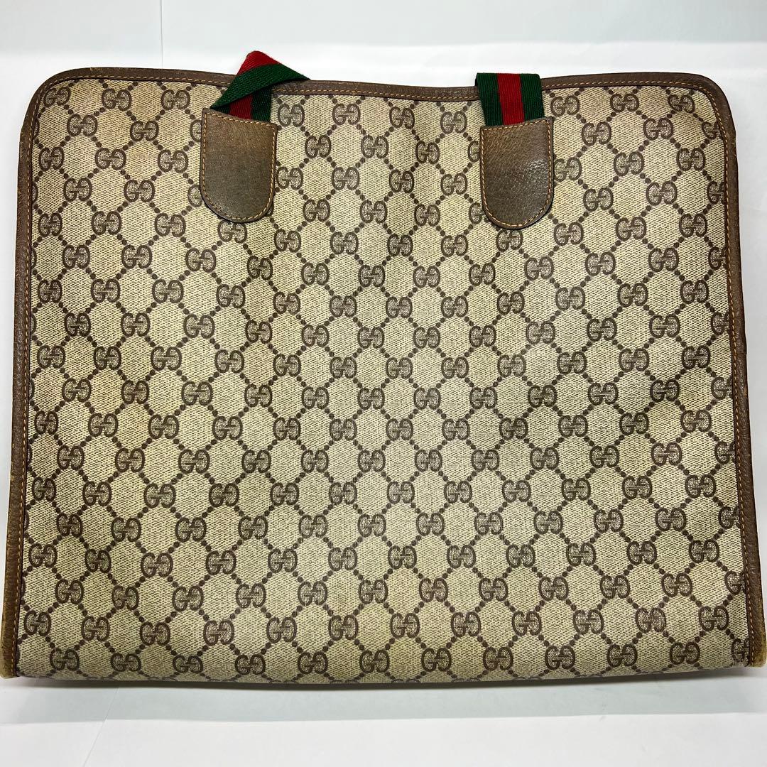 GUCCI GG プラストートバッグ PVC シ エリーライン イタリア製