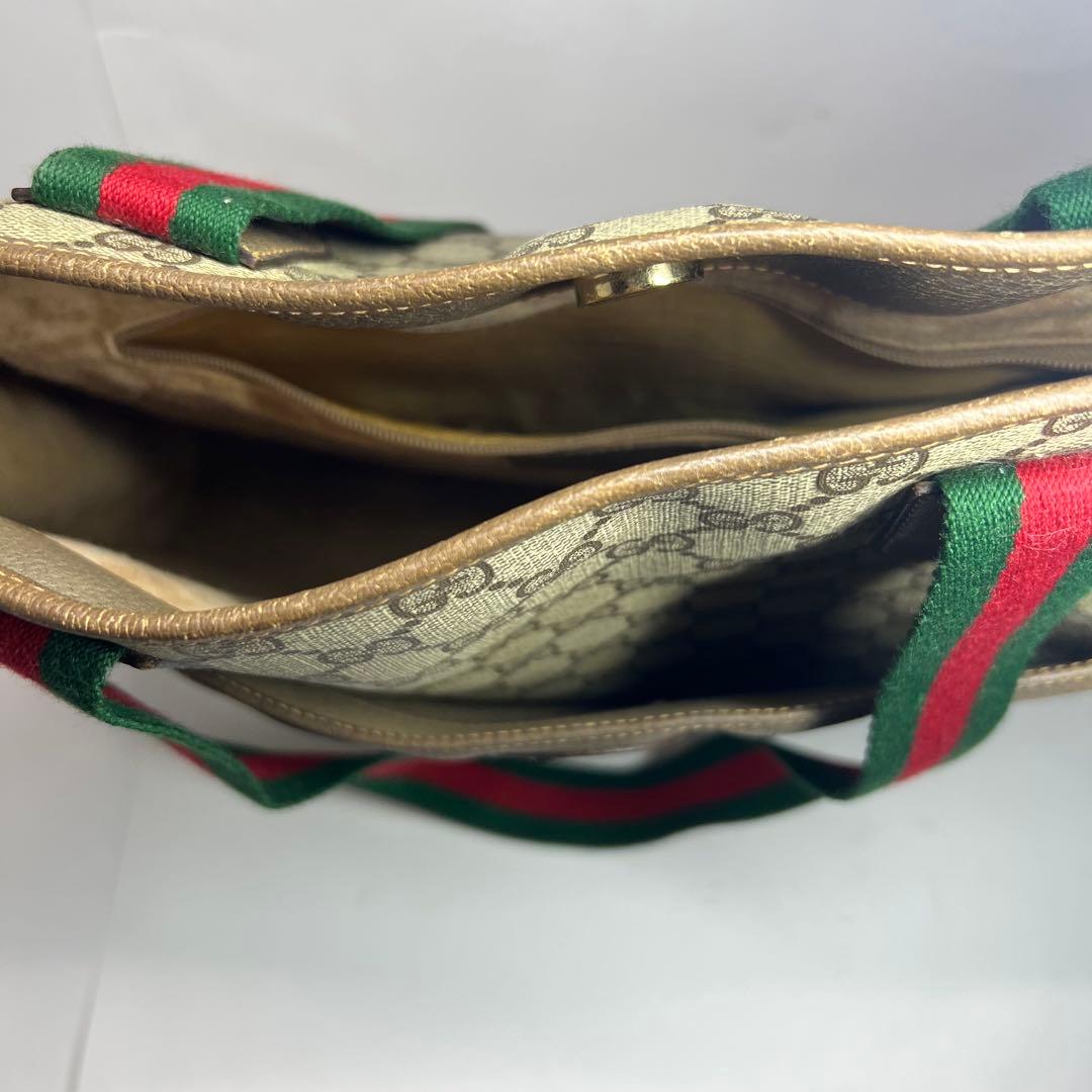 GUCCI GG プラストートバッグ PVC シ エリーライン イタリア製