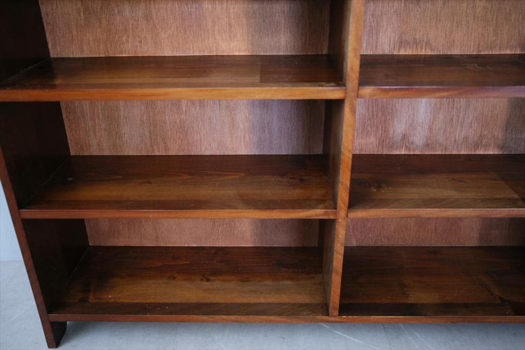 英国アンティーク本棚付きビューロー/収納机テーブル/飾り棚/収納棚(91-167