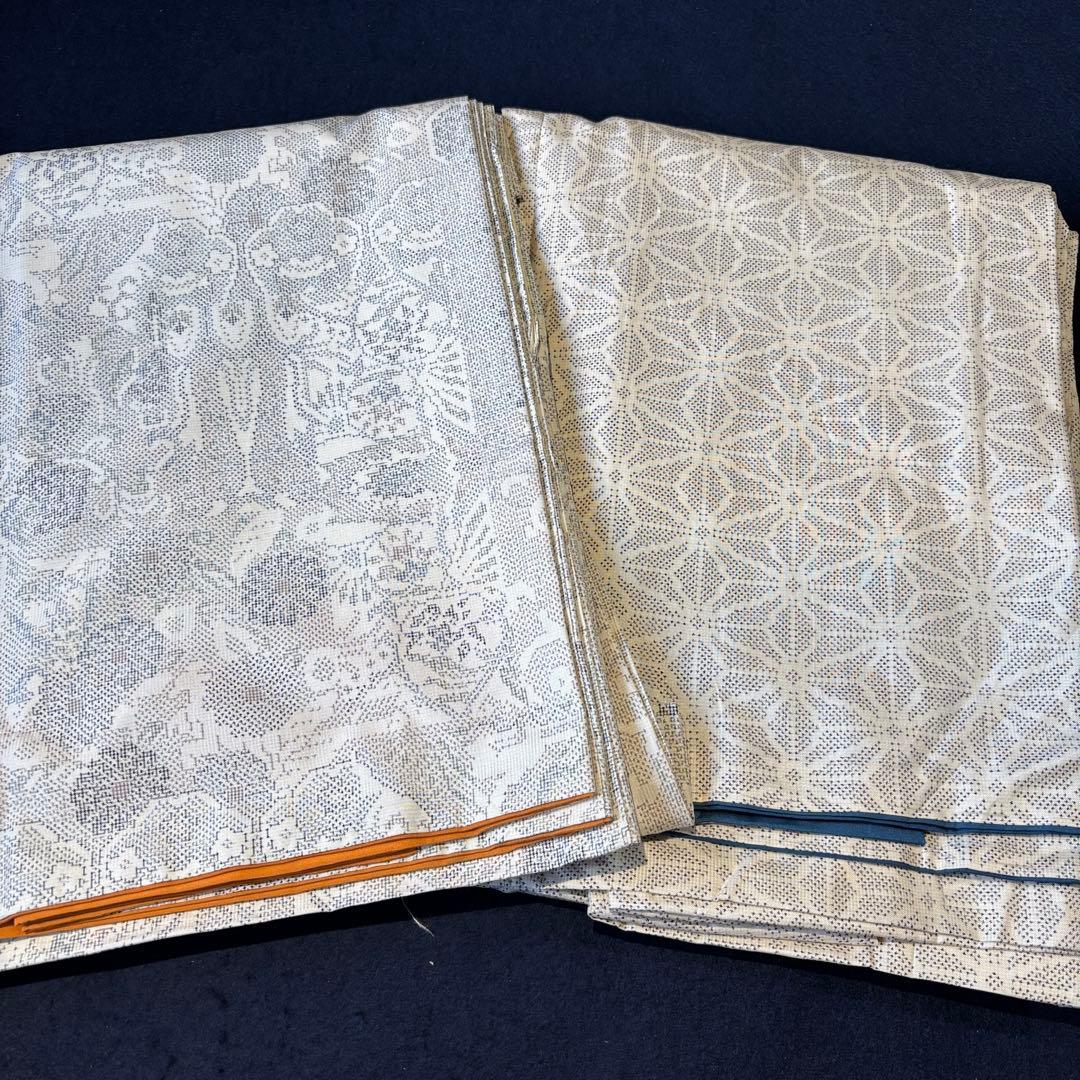 88大島紬着物6枚おまとめ売り材料正絹リメイク