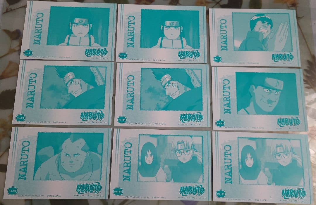NARUTO ナルト ブロマイドカード 16枚