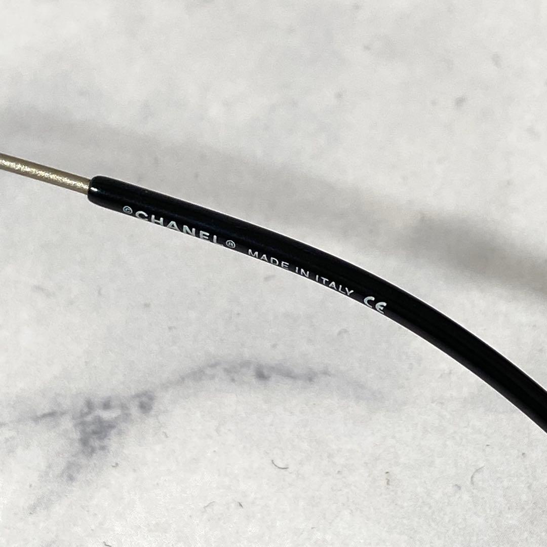 CHANEL シャネル　サングラス　リムレス　ココマーク　パープル　4032