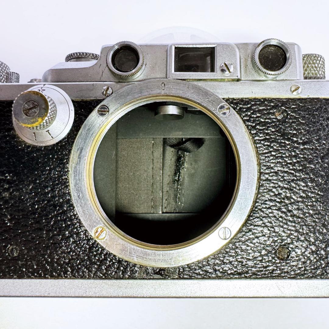 ライカ Leica IIIa ボディ 皮ケース付き【ジャンク】バルナック