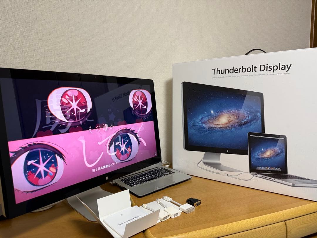 【美品】Apple Thunderbolt Display 27インチ希少保管品