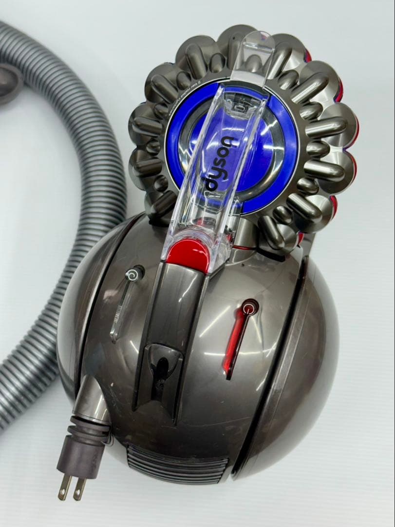 動作保証　中古　赤　ダイソン　CY25 掃除機　本体　ホース　ダストケース付き