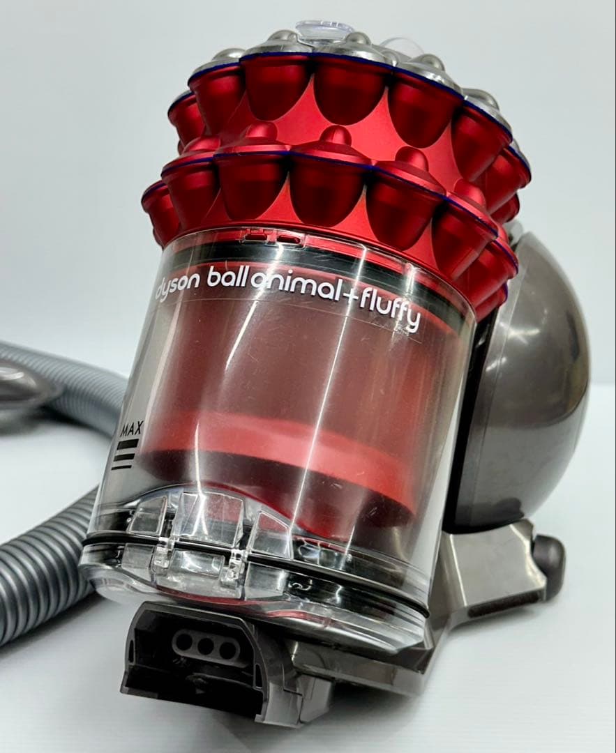 動作保証　中古　赤　ダイソン　CY25 掃除機　本体　ホース　ダストケース付き