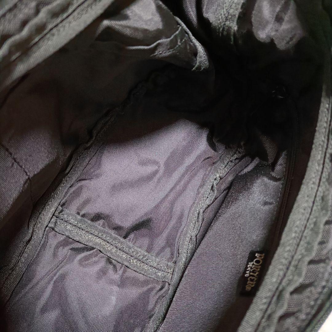 ポーター ハーフムーン ショルダーバッグ PORTER 黒 三日月