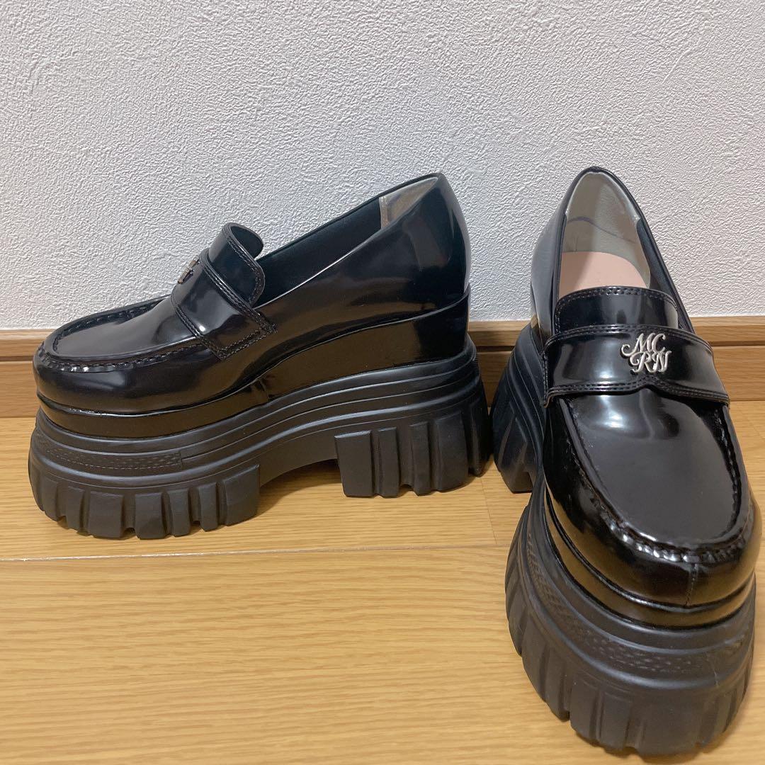 【タイムセール】ミシェルマカロン 厚底ローファー Mサイズ