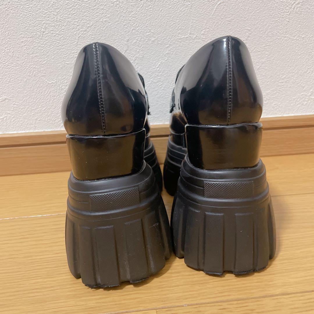 【タイムセール】ミシェルマカロン 厚底ローファー Mサイズ