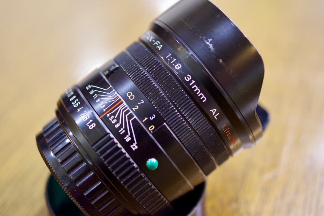 PENTAX-FA 31mm F1.8AL Limited（Black）