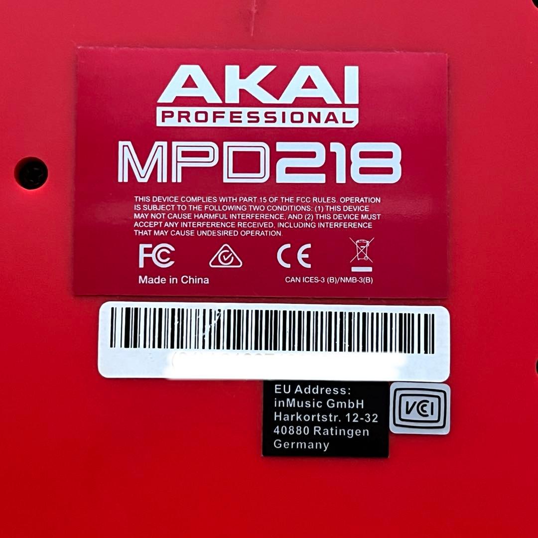 【美品・箱】AKAI MPD218