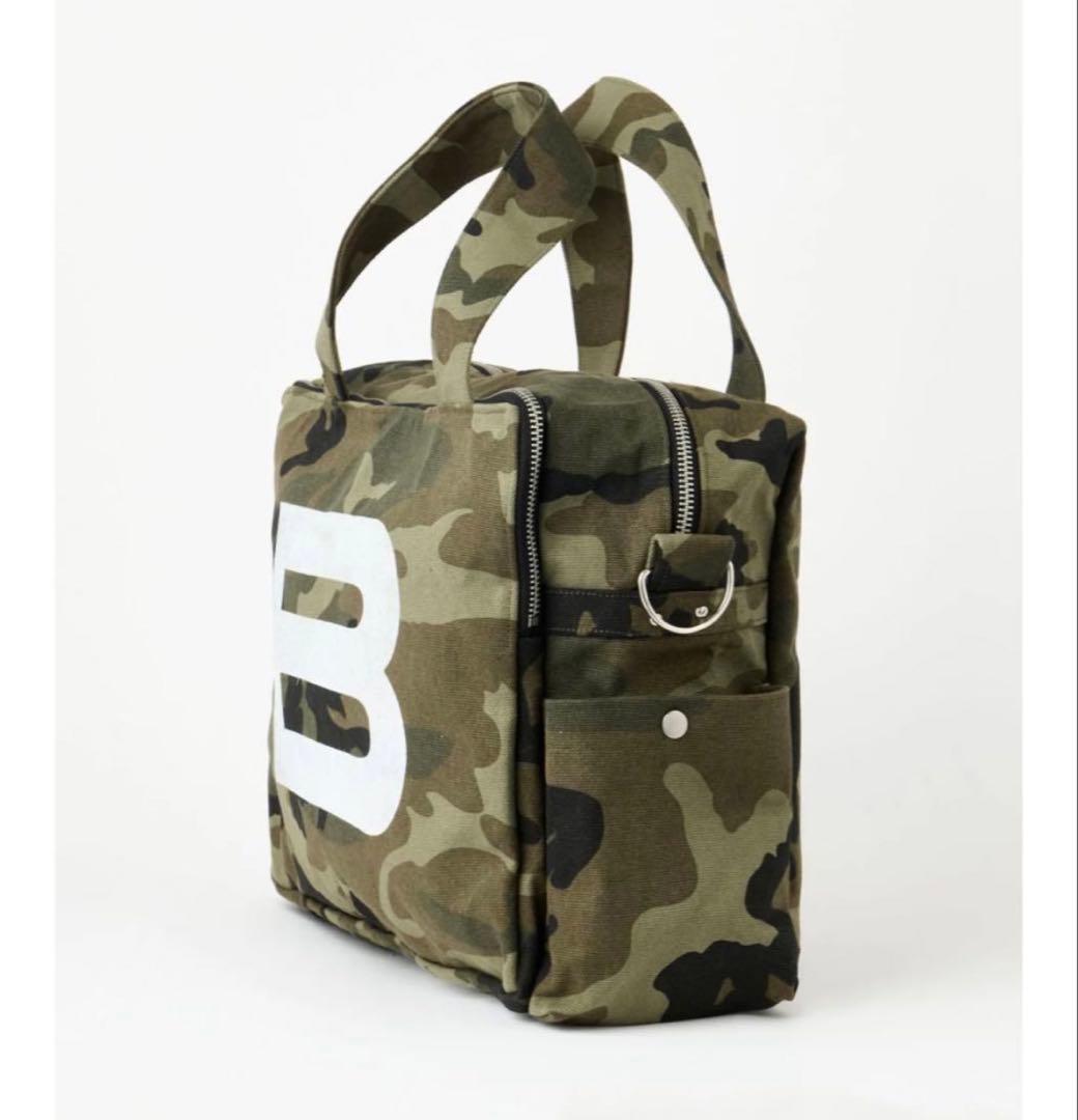 カモ柄　BEEDEN BIG B LOGO BAG 即完売