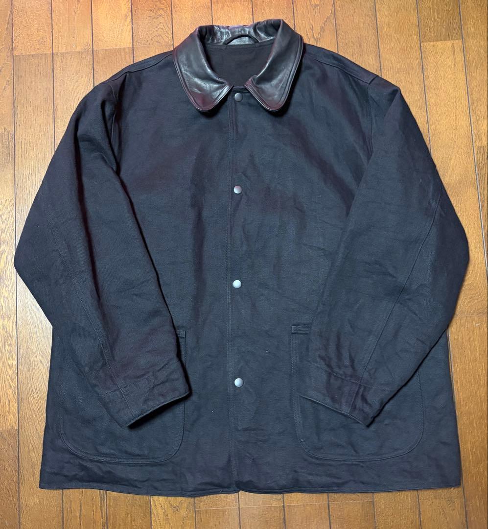 COMOLI 25AW デニムレザーワークジャケット サイズ2 コモリ今期即完売