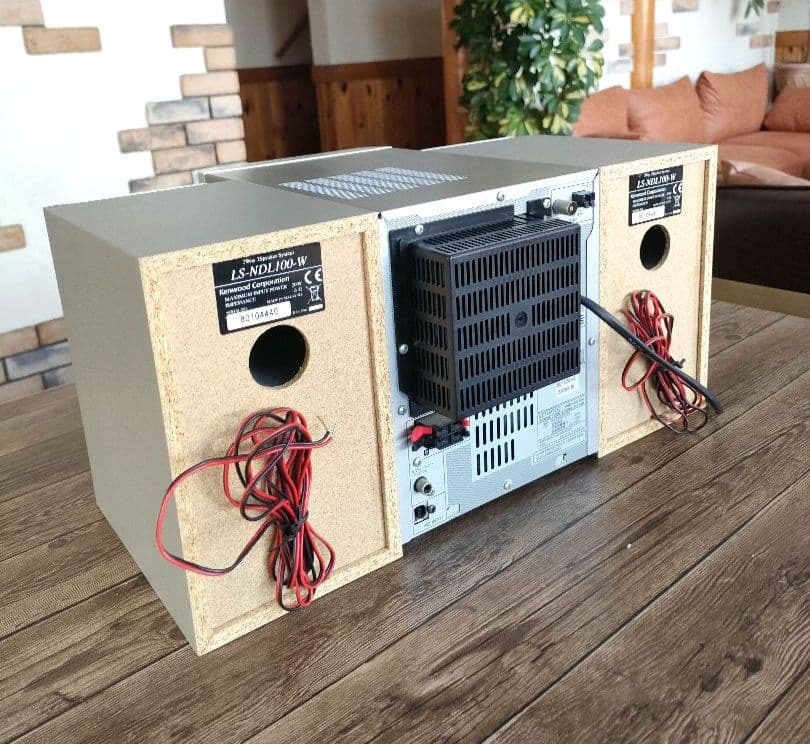 美品　KENWOOD NDL100 CD/MD/USB ミニコンポ 　ホワイト