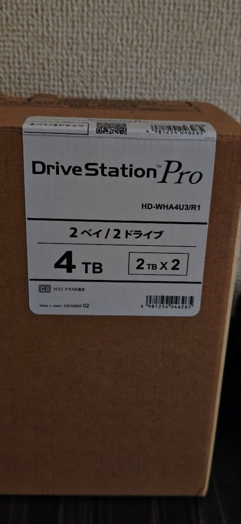 外付けハードディスク・ドライブ BUFFALO 4TB HD-WHA4U3/R1