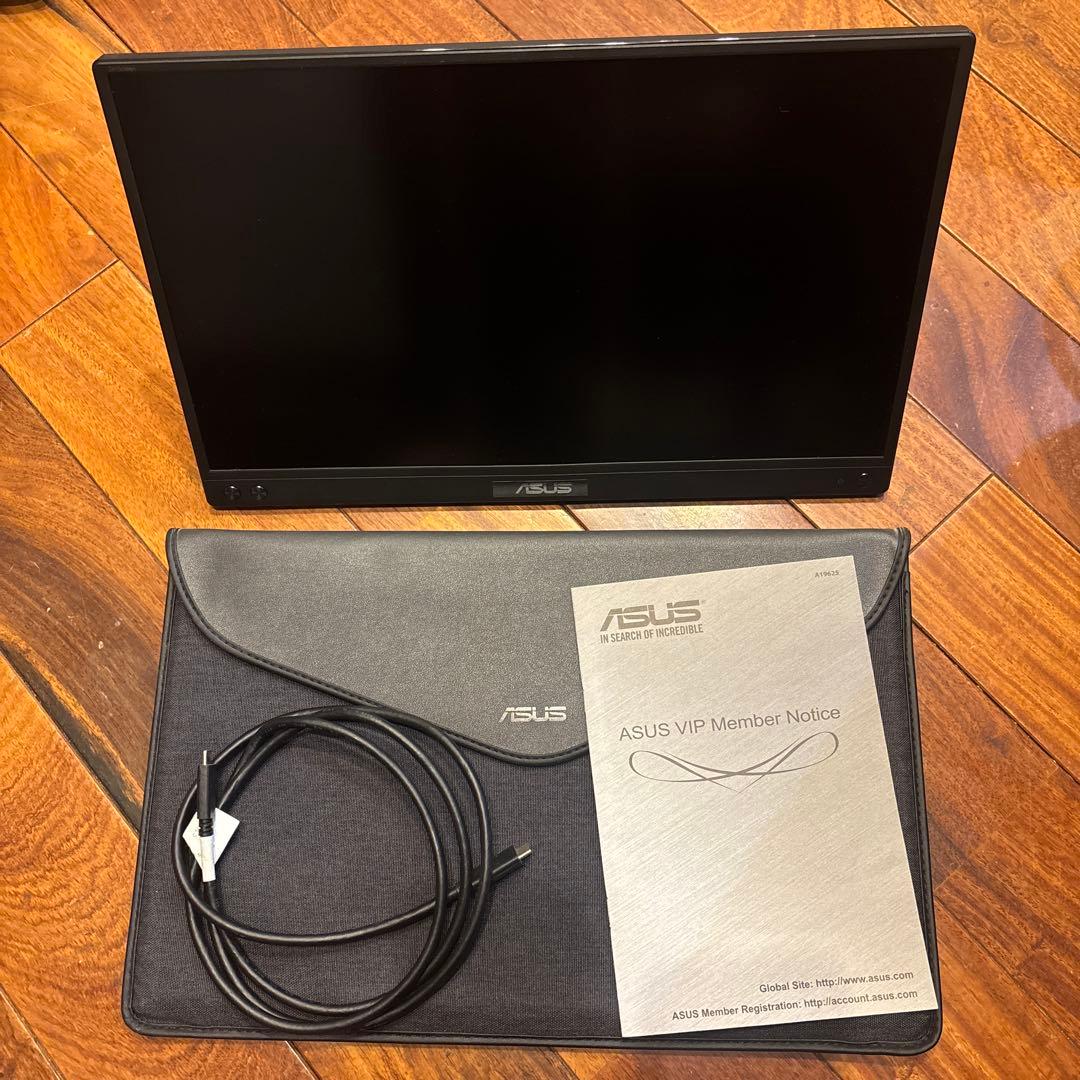 ASUS MB16ACV モバイルディスプレイ　スタンド付き薄型モニター