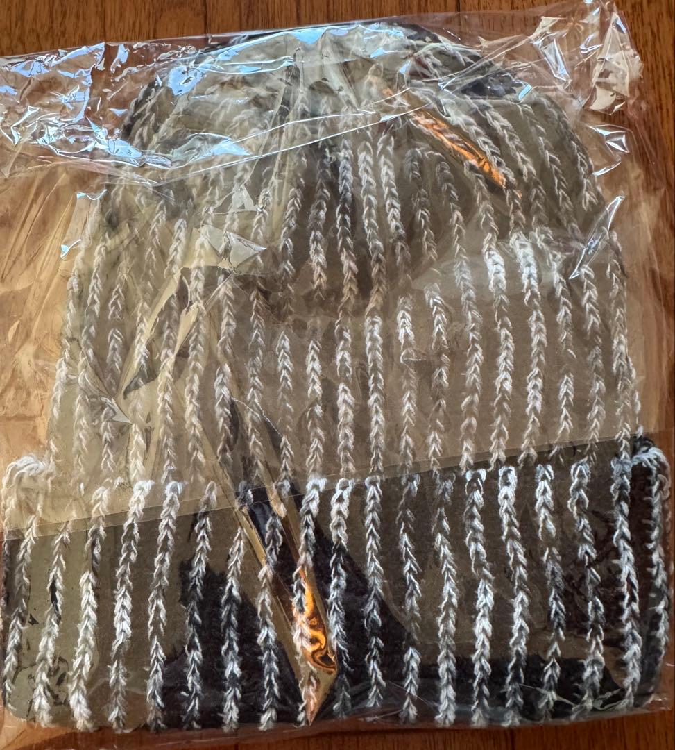 Supreme Rainbow Loose Gauge Beanie 黒