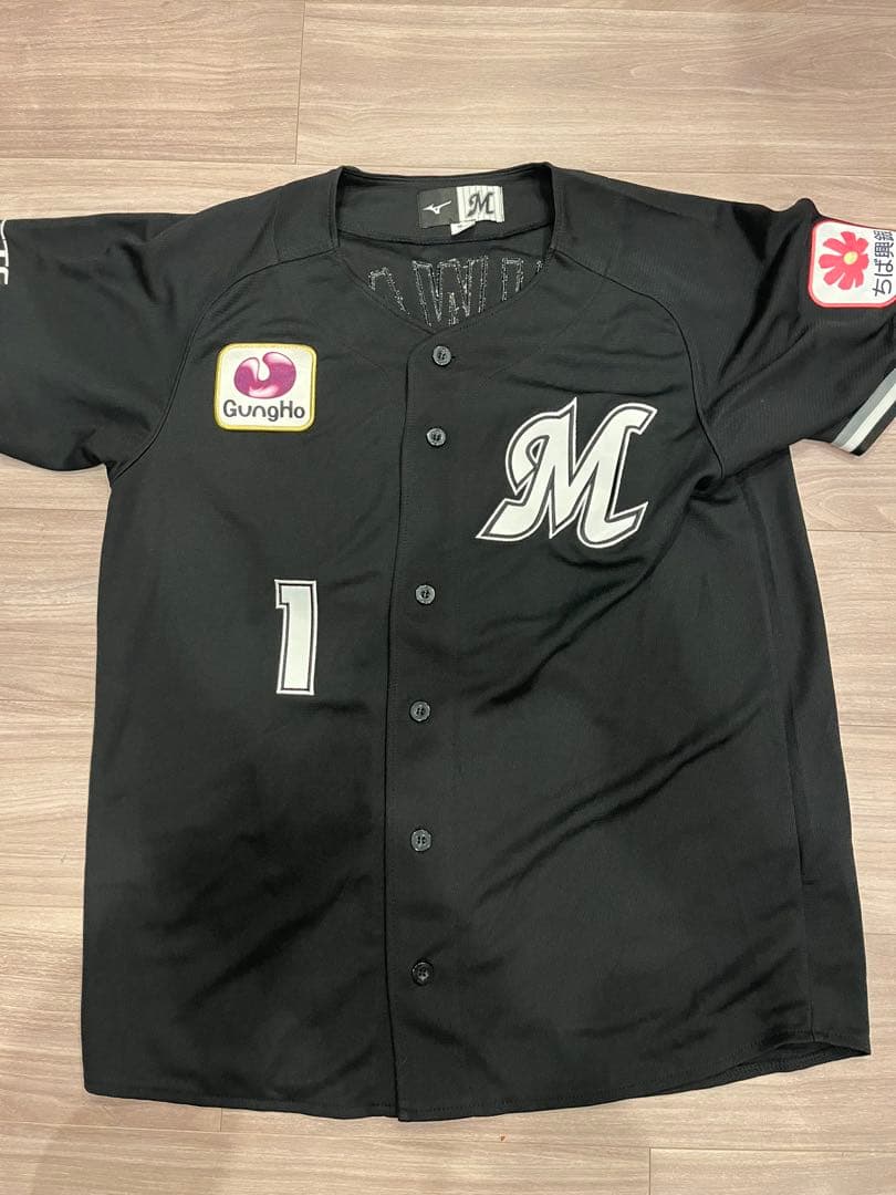 千葉ロッテマリーンズ 藤原恭大 レプリカユニフォーム Mサイズ 中古 ビジター