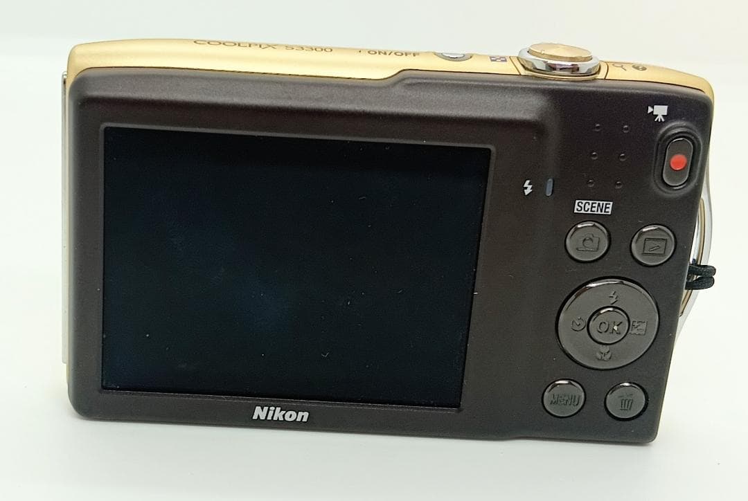 デジタルカメラ Nikon COOLPIX S3300 6X Zoom 16.0 Mp Gold