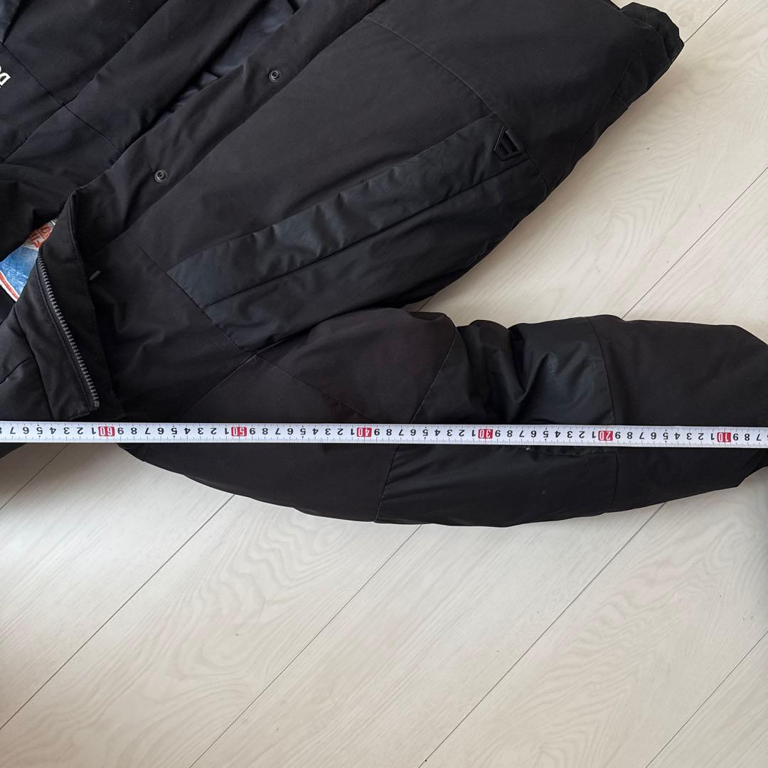 FIRST DOWN ブラック ダウンジャケット　M