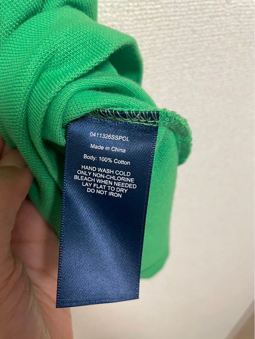新品未使用 ラルフローレン ポロシャツ 半袖 グリーン Ralph