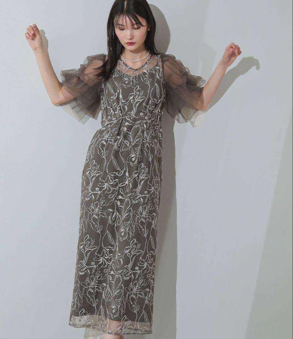 kana パーティードレス ラメストール